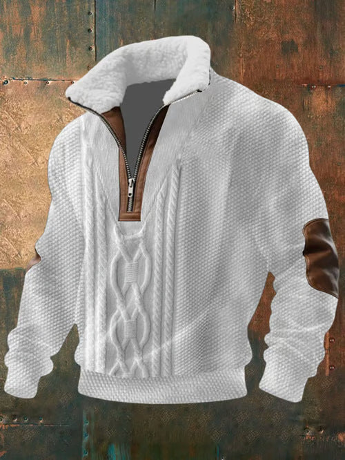 Shirt With High Collar And Lining product view