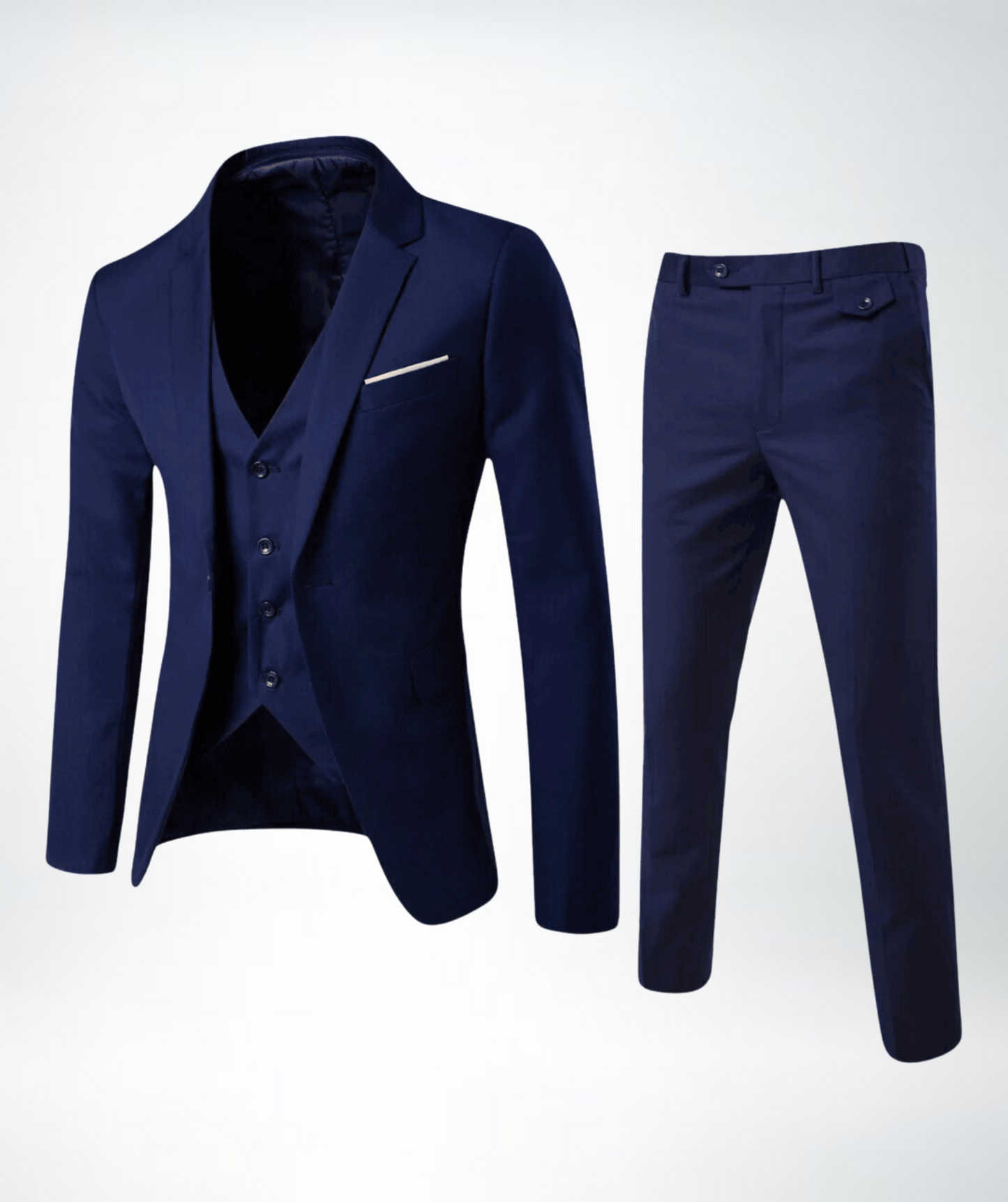 Stylish Three-Piece Men's Suit - Lucas product view