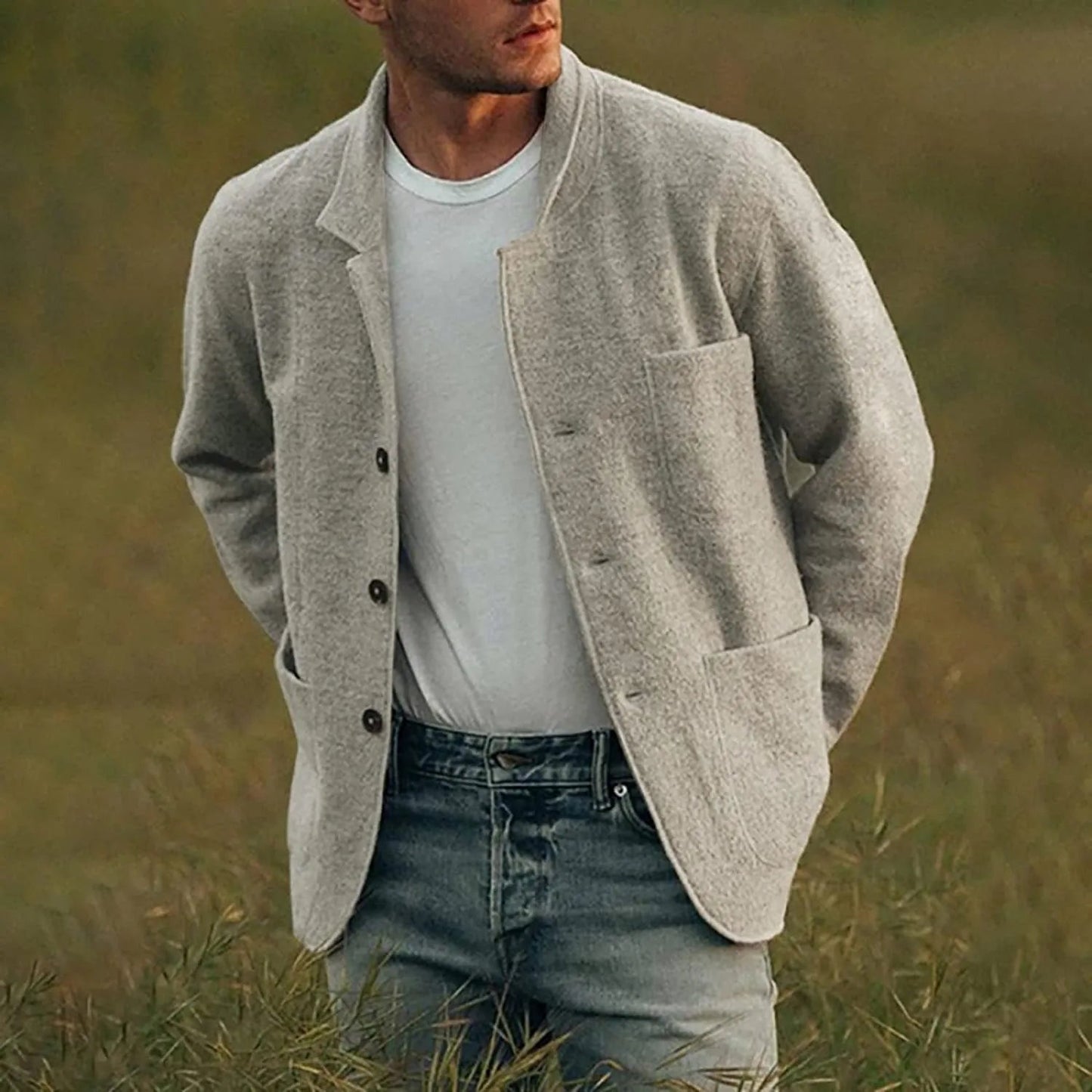 Modern Casual Men's Blazer - Aiden product view