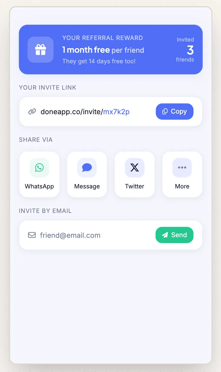 Widgets and components