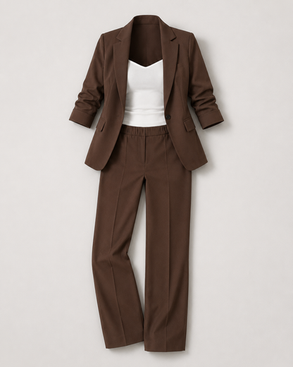 Elegantes Zweiteiler-Blazer-Set - Detail