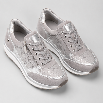 Sneaker mit Metallic-Reißverschlussdetail - Seite