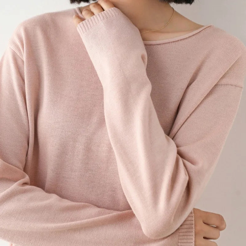 Men's relaxed crewneck sweater
