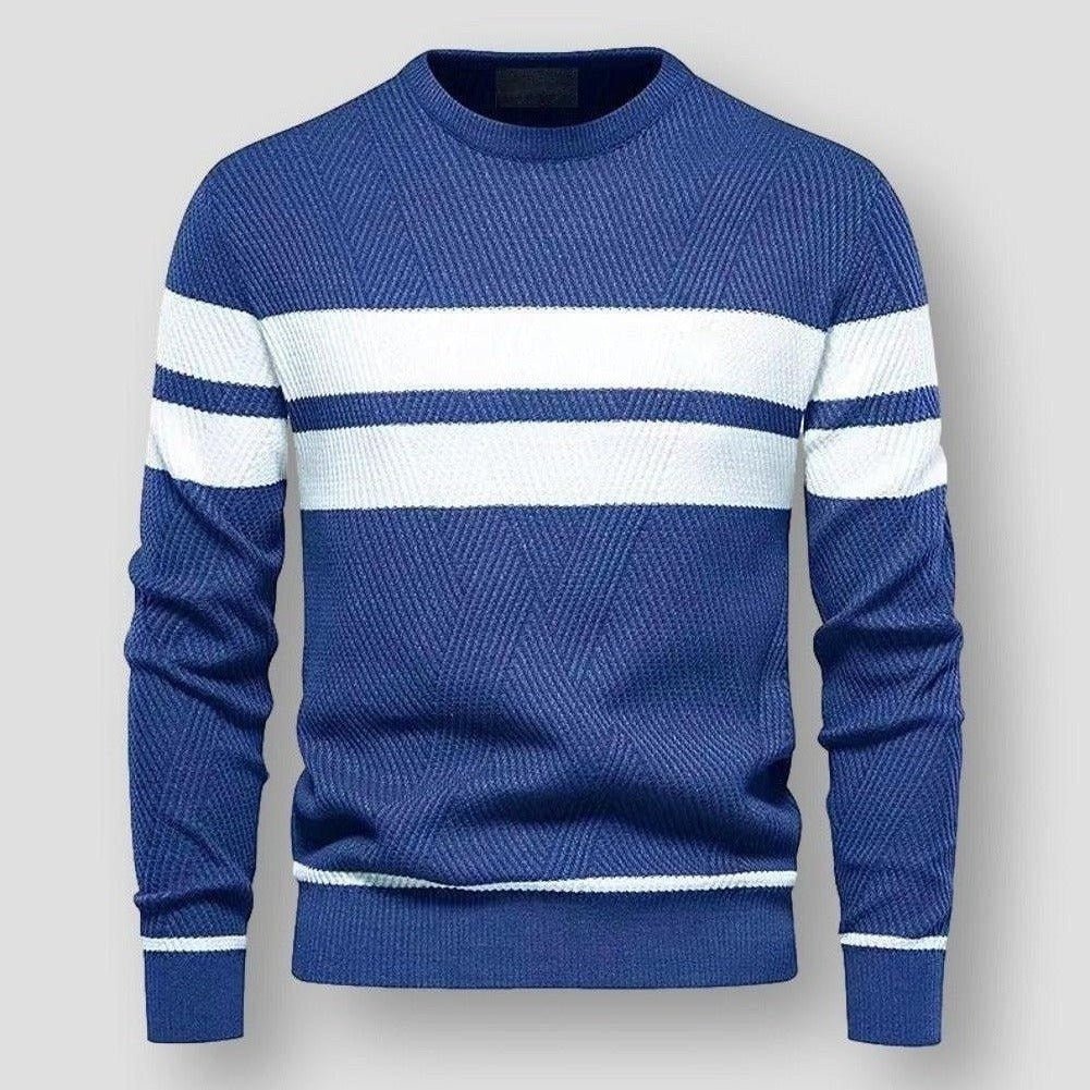 Striped Men's Sweater - Sebastian product view