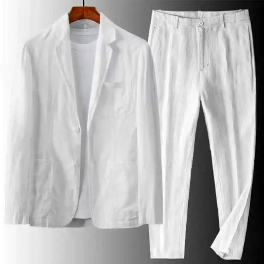 Urban Casual Linen Set for Men - Simon product view