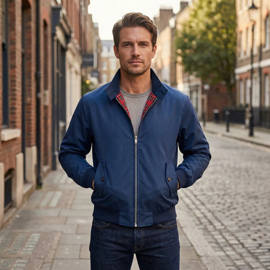 Classic Harrington Jacket Design product view